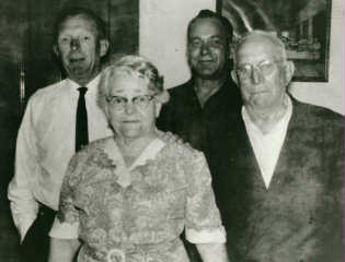 Randy, Pauline, Joe H. and Grandfather Bureker